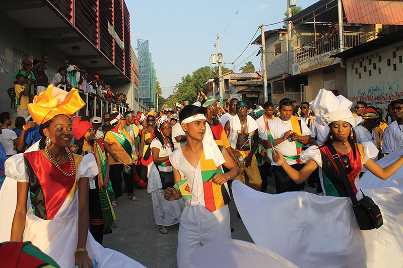 Carifesta, festival typical of creole culture
