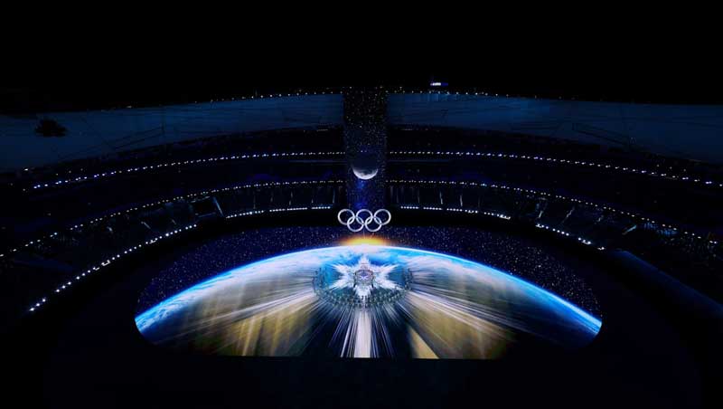 Amura,AmuraWorld,AmuraYachts,Un mundo, una familia, Así lució el Estadio Nacional de Pekín y su gigantesca pantalla.