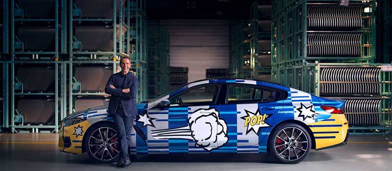 Amura,AmuraWorld,AmuraYachts,, Jeff Koons y el BMW 8 X Jeff Koons, del que solo se realizarán 99 ejemplares.