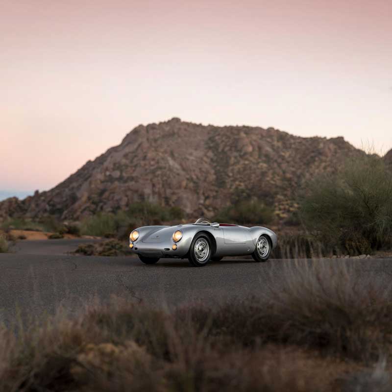 Amura,AmuraWorld,AmuraYachts, El Porsche 550 Spyder 1955 se ofrecerá en la subasta de Bonhams en Amelia Island; se espera sea vendido entre 4’500,000 y 5’500,000 dólares.