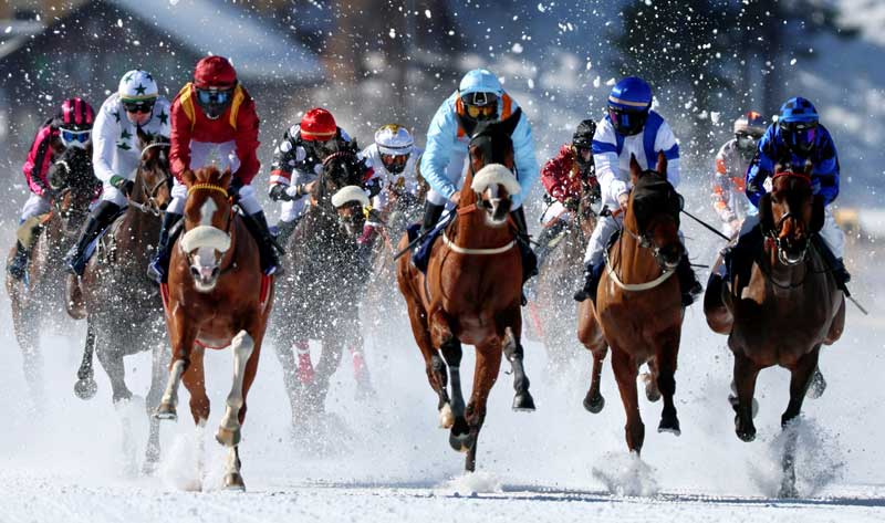 Amura,AmuraWorld,AmuraYachts, Tras un año de ausencia, volvió a correrse el White Turf St. Moritz.