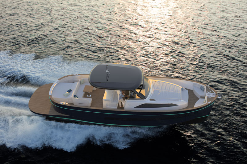 Amura,AmuraWorld,AmuraYachts, El Gozzo 45 será presentado en el Cannes Yachting Festival.