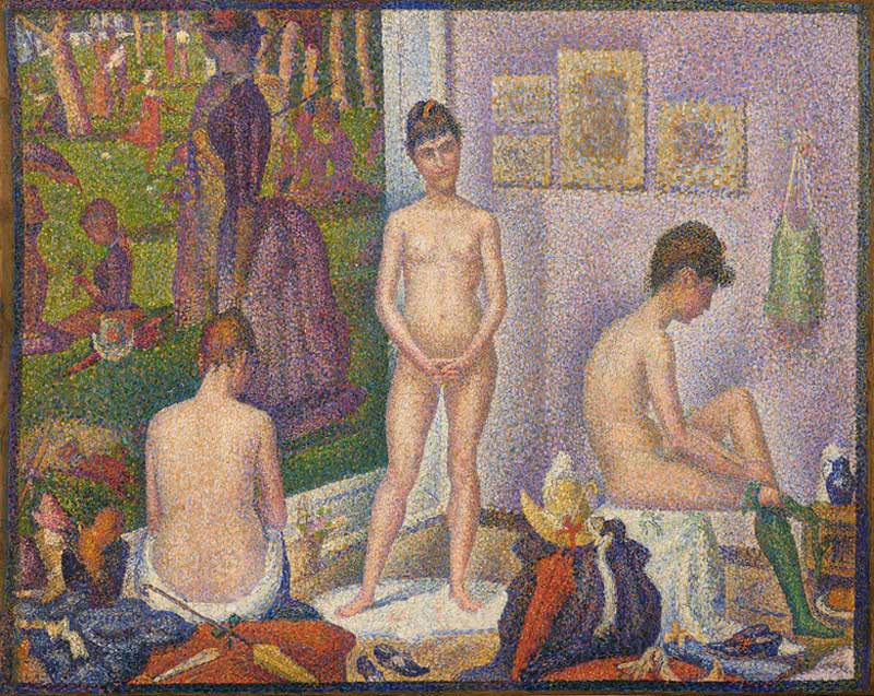 Amura,AmuraWorld,AmuraYachts, Georges Seurat (1859-1891), <em>Les Poseuses, Ensemble (versión Petite)</em>, 1888.