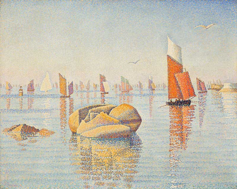 Amura,AmuraWorld,AmuraYachts, Paul Signac (1863-1935), <em>Concarneau, calme du matin (Opus no. 219, larghetto)</em>, 1891.