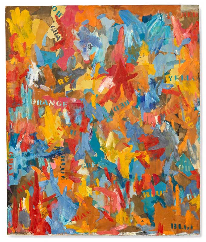 Amura,AmuraWorld,AmuraYachts, Jasper Johns (n. 1930), <em>Small False Start</em>, 1960.