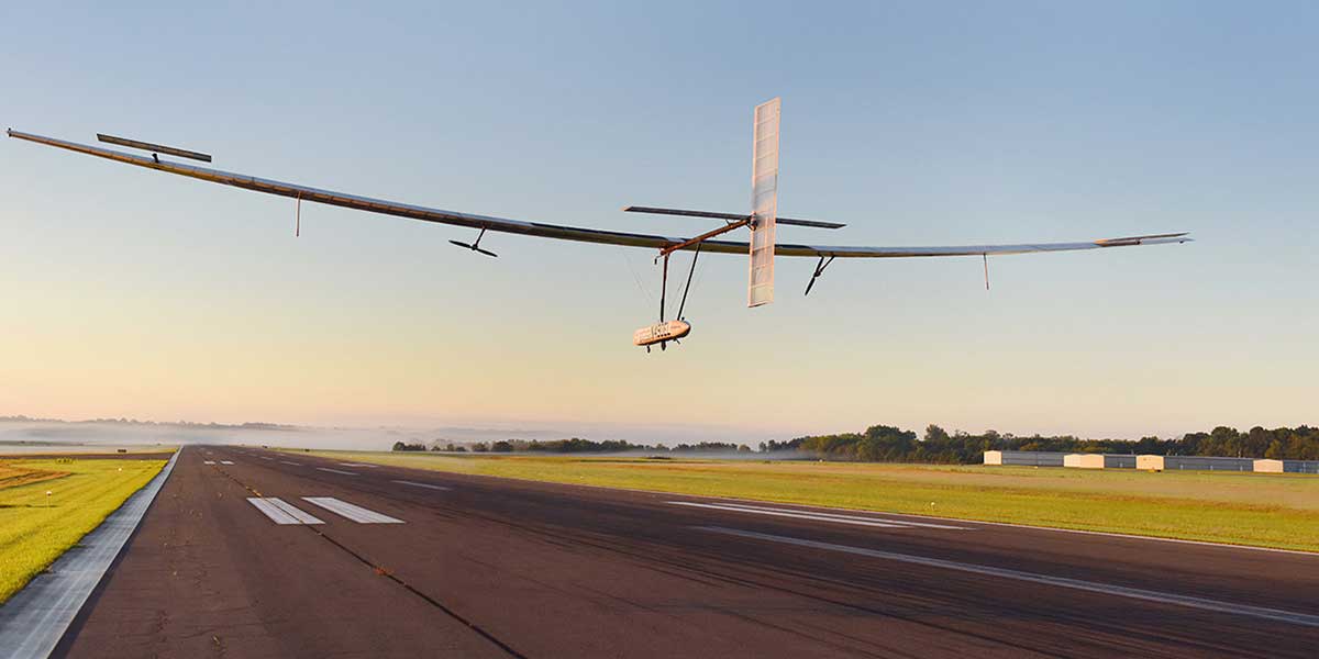 Levanta vuelo avión híbrido solar-eléctrico