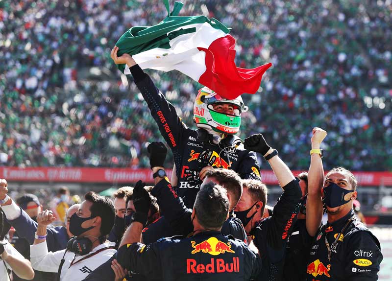 Amura,AmuraWorld,AmuraYachts, En el Gran Premio de la Ciudad de México del año pasado, Sergio <em>Checo</em> Pérez finalizó en tercer sitio.
