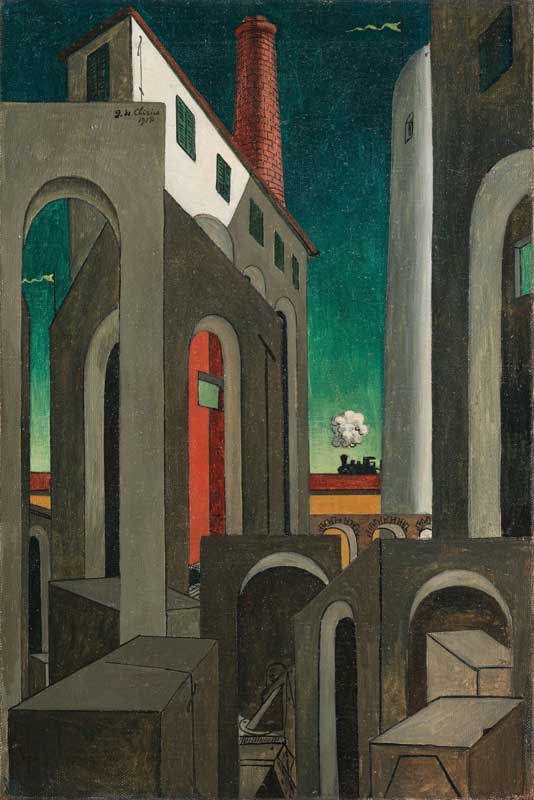 Amura,AmuraWorld,AmuraYachts, Giorgio de Chirico, <em>Apparizione della ciminiera</em>.