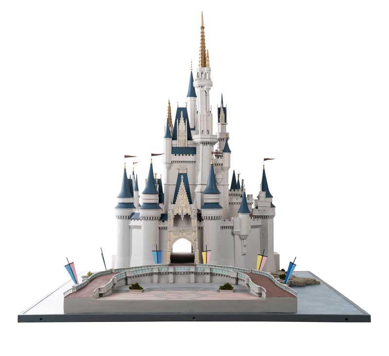 Amura,AmuraWorld,AmuraYachts, Maqueta del modelo del castillo de Cenicienta para el Parque Magic Kingdom en Walt Disney World Resort.