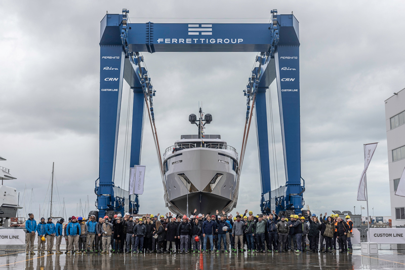 Amura,AmuraWorld,AmuraYachts, En poco más de dos años, Custom Line ha botado 11 yates de la línea Navetta 30.