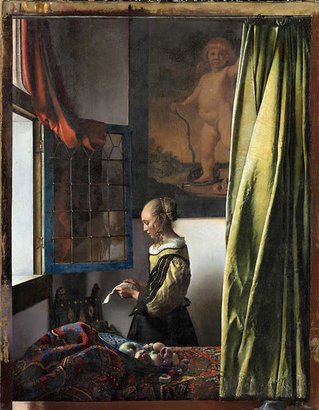 Amura,AmuraWorld,AmuraYachts, <em>Mujer leyendo.</em> Johannes Vermeer.