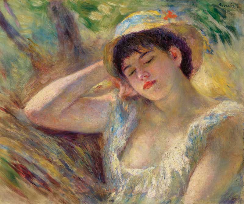 Amura,AmuraWorld,AmuraYachts, <em><i>Jeune fille endormie</i></em>, (1880).
