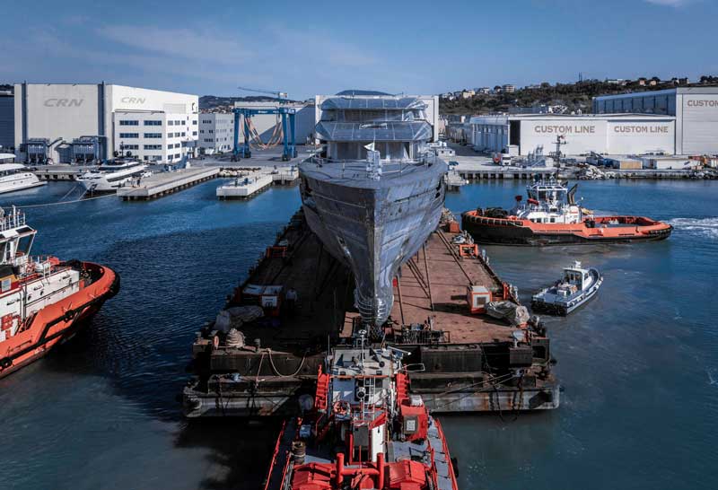 Amura,AmuraWorld,AmuraYachts, El proceso de construcción continuará en el Ferretti Group Superyacht Yard.