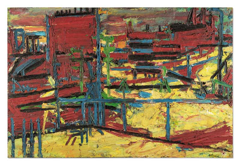 Amura,AmuraWorld,AmuraYachts, <em><i>Mornington Crescent</i></em>, 1969. Frank Auerbach.