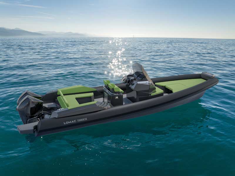 Amura,AmuraWorld,AmuraYachts, El Turismo 9.5 ofrece un aspecto militar resistente de su predecesor, el Turismo 7.0.