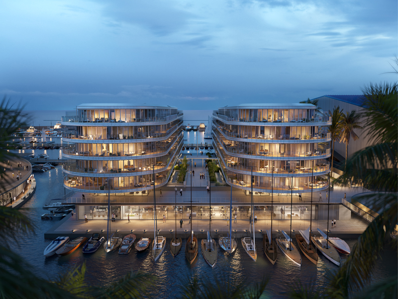 Amura,AmuraWorld,AmuraYachts, El proyecto <em>Road to 2023 </em>incluye el Waterfront di Levante, diseñado por el arquitecto italiano Renzo Piano.