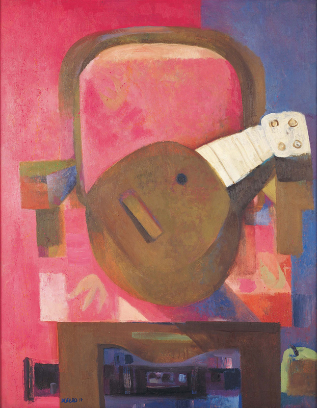 Amura,AmuraWorld,AmuraYachts, <em>Mandolina sobre silla</em>, 1957.