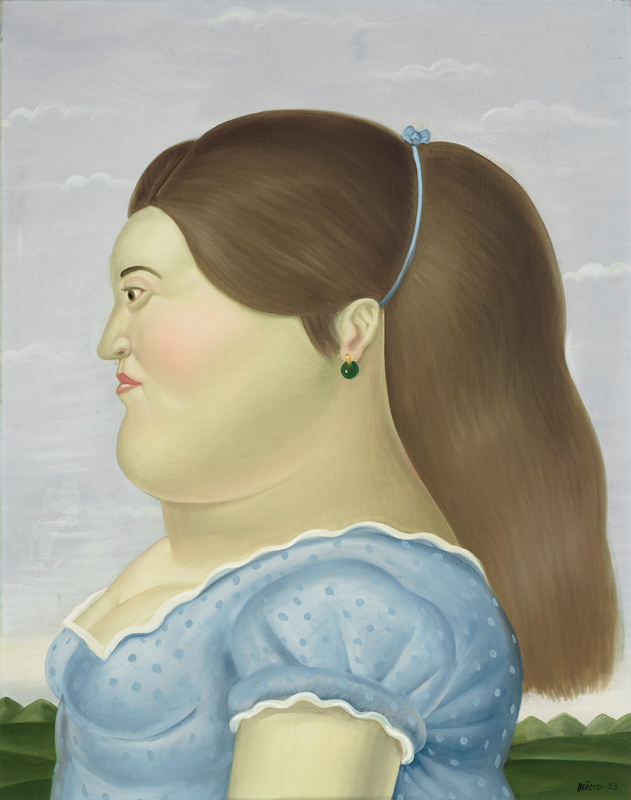 Amura,AmuraWorld,AmuraYachts, <em>Dama de perfil</em>, 1983.