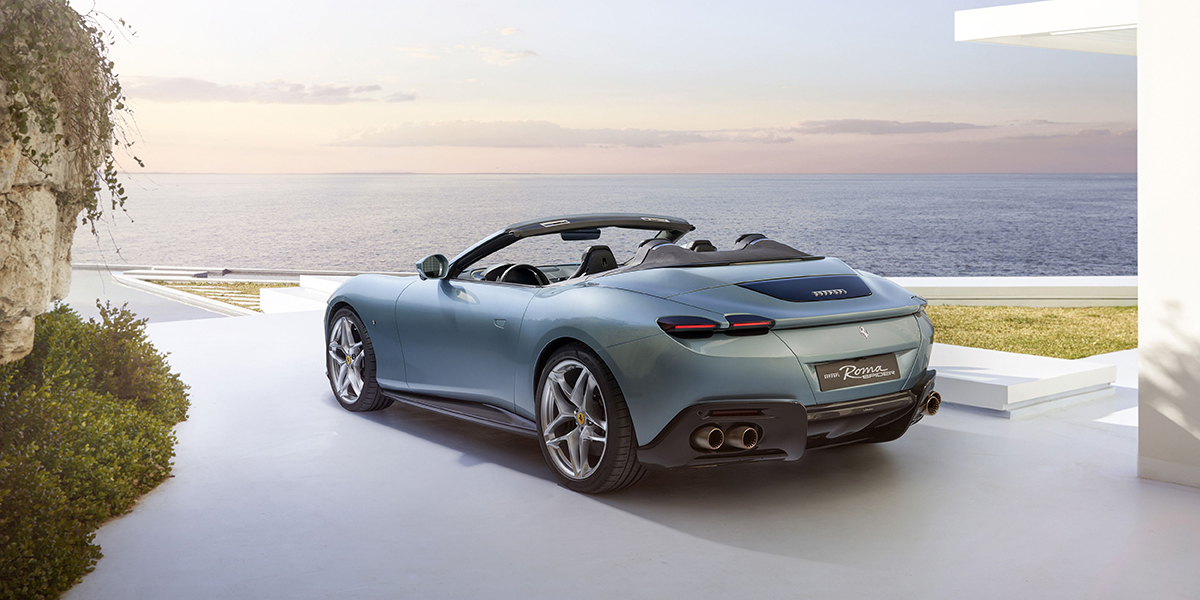 The Ferrari Roma Spider invites you to enjoy 'la Dolce Vita'