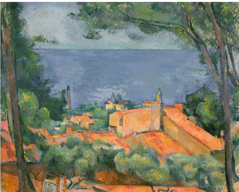 Amura,AmuraWorld,AmuraYachts, Paul Cézanne (1839-1906), <em><i>L'Estaque aux toits rouges,</i></em> 1883-1885. Vendido por 55’320,000 dólares.