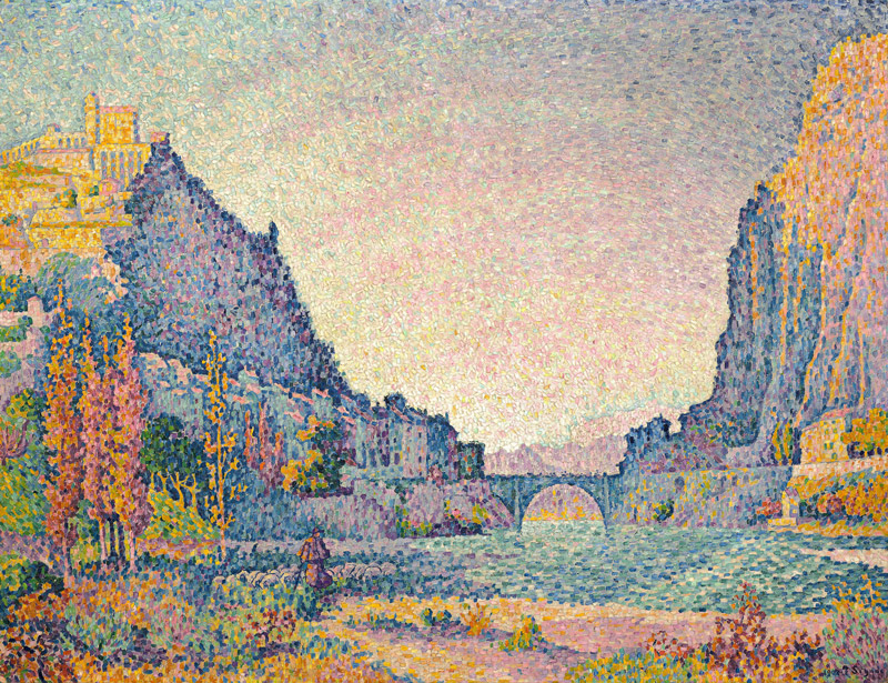 Amura,AmuraWorld,AmuraYachts, En detalle: Paul Signac, <em><i>Sisteron</i></em>, 1902, óleo sobre lienzo.