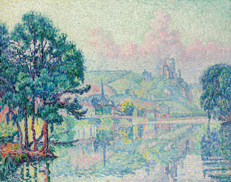 Amura,AmuraWorld,AmuraYachts, <em><i>Les Andelys, Matin, Été</i></em> (1923) de Signac.