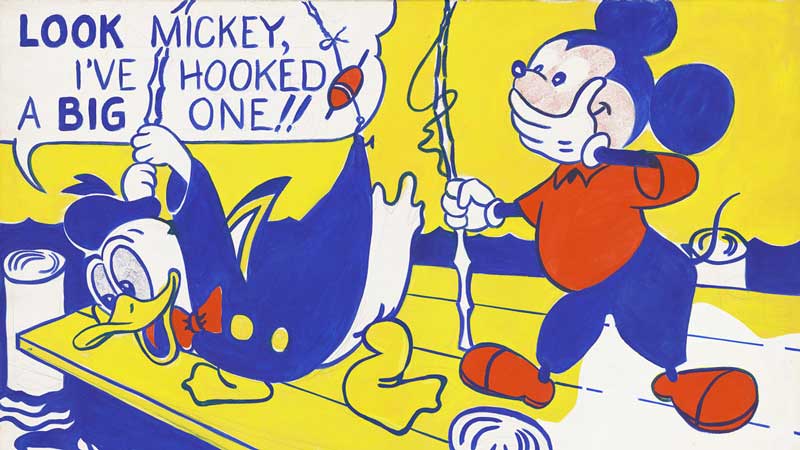 Amura,AmuraWorld,AmuraYachts, <em>Look Mickey</em>, 1961. Roy Lichtenstein.