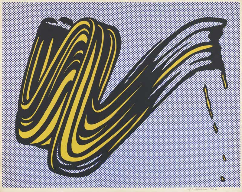 Amura,AmuraWorld,AmuraYachts, <em>Brushstroke</em>, 1965. Roy Lichtenstein.