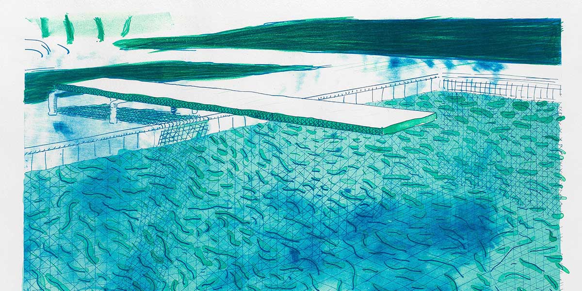 La versatilidad de David Hockney