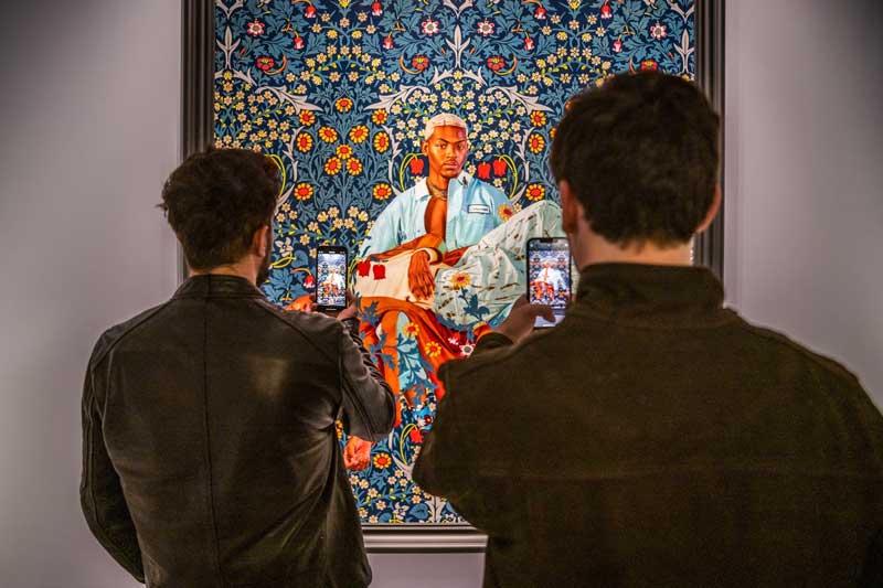 Amura,AmuraWorld,AmuraYachts, <em><i>Portrait of Tarek Ali Ellis and Michael Morgan</i></em>, 2023. Kehinde Wiley.