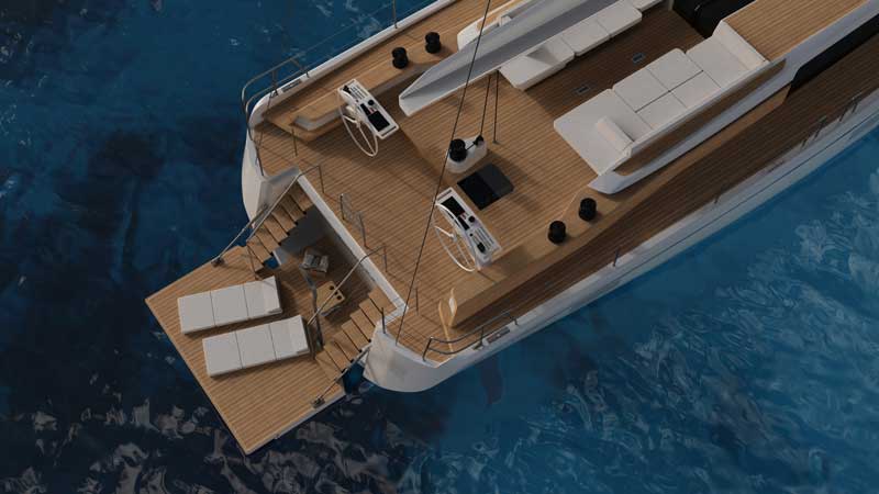 Amura,AmuraWorld,AmuraYachts, El Swan 80 está diseñado para el disfrute máximo, con un mínimo impacto ambiental.