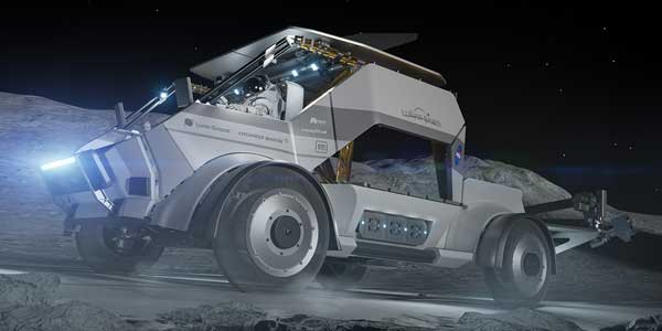 Presentan el vehículo lunar de la NASA
