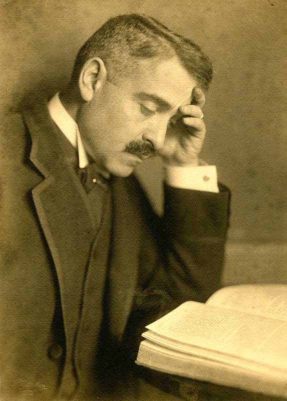 Amura,AmuraWorld,AmuraYachts, Aby Warburg, el visionario detrás de la colección, en 1912. Foto: Warburg Institute.
