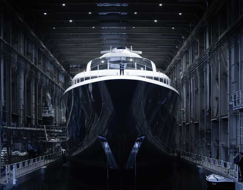 Amura,AmuraWorld,AmuraYachts, El sistema de propulsión híbrido reduce las emisiones de carbono
