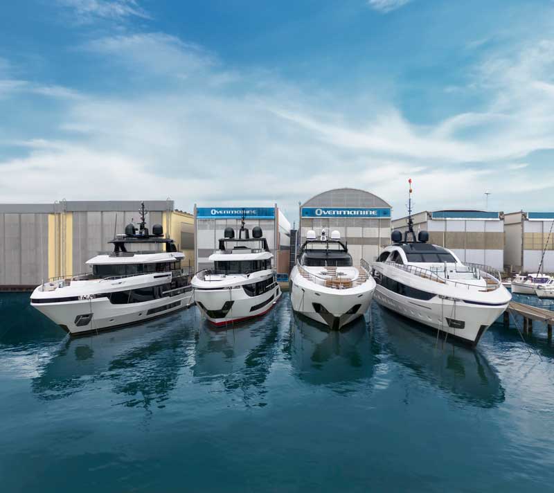 Amura,AmuraWorld,AmuraYachts, Viareggio es sede de uno de los tres astilleros de Overmarine.