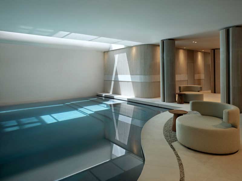 Amura,AmuraWorld,AmuraYachts, Las villas cuentan con alberca interior privada.