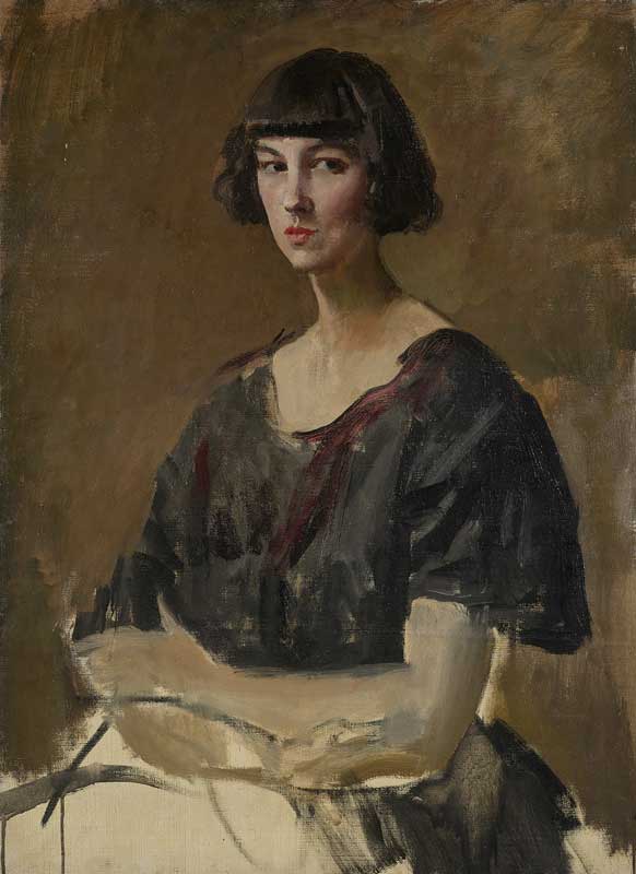 Amura,AmuraWorld,AmuraYachts, Augustus Edwin John, OM, RA (1878-1961), <em><i>Greville Texidor</i></em>, principios y mediados de la década de 1920. Óleo sobre lienzo. 86.7 x 63.8 cm. Obra: © Patrimonio de Augustus John. Todos los derechos reservados 2025 / Bridgeman Images / Amgueddfa Cymru — Museo de Gales