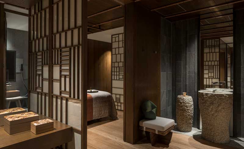 Amura,AmuraWorld,AmuraYachts, El spa de Four Seasons Kyoto.