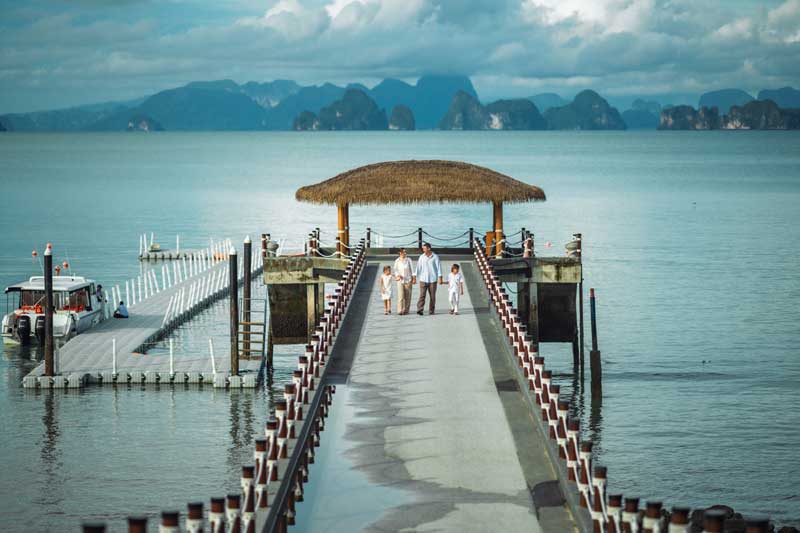 Amura,AmuraWorld,AmuraYachts, Anantara Koh Yao Yai Resort & Villas propone arriba a través del muelle Thalane.
