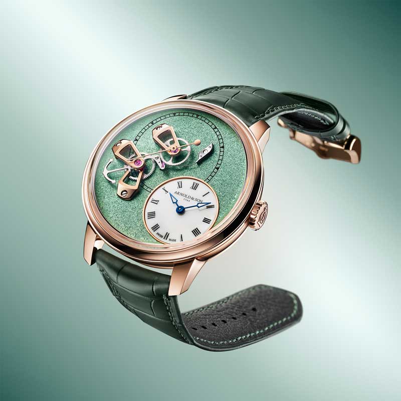 Amura,AmuraWorld,AmuraYachts, La versión Mint Green del modelo DSTB 42 de Arnold & Son.