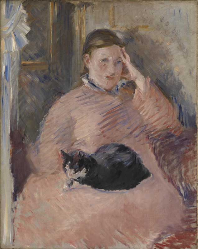 Amura,AmuraWorld,AmuraYachts, Édouard Manet, Mujer con gato, 1880. Colección Tate. 