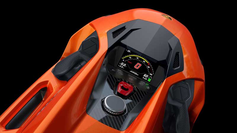 Amura,AmuraWorld,AmuraYachts, El encendido es similar al de un <em>Huracán</em> o un <em>Revuelto</em>.