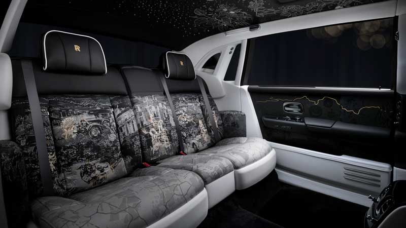 Amura,AmuraWorld,AmuraYachts, Los lujosos interiores del Rolls-Royce Phantom Centenary Private Collection.