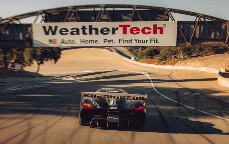 Amura,AmuraWorld,AmuraYachts, El modelo Koenigsegg Sadair's Spear impuso marca en el circuito WeatherTech Raceway Laguna Seca.
