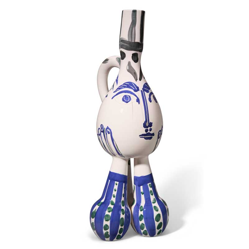 Amura,AmuraWorld,AmuraYachts, Pablo Picasso (1881-1973), <em><i>Trípode</i></em> (AR 125). Altura: 75.3 cm. Vendido por 381,000 dólares.