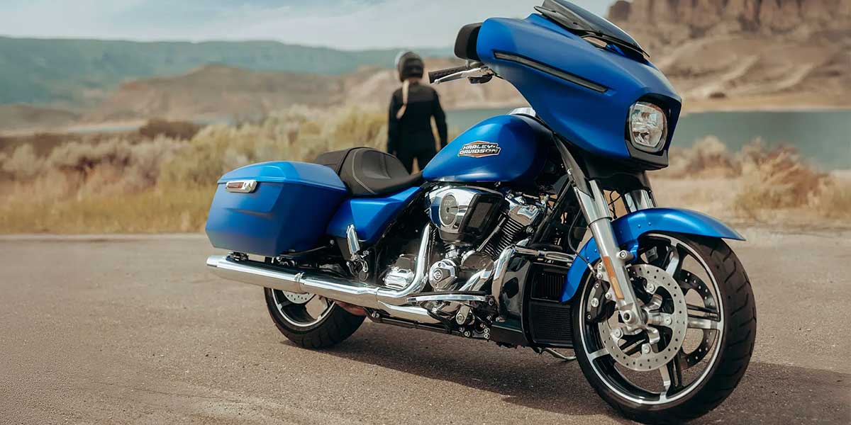 Street Glide, diseñada para viajes largos