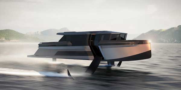 Ghost: el primer yate privado con foil