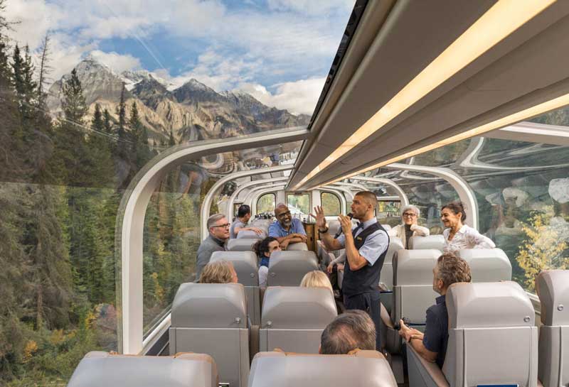 Amura,AmuraWorld,AmuraYachts, GoldLeaf de Rocky Mountaineer. Foto: Rocky Mountaineer y Noel Hendrickson