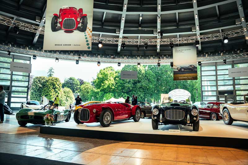 Amura,AmuraWorld,AmuraYachts, Ferrari 166 Spyder Corsa 1948, vendido en la subasta Concorso d’Eleganza Villa d’Este. (Foto: Tom Clutterbuck/Cortesía de Broad Arrow).