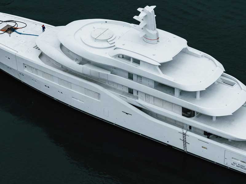 Amura,AmuraWorld,AmuraYachts, En las instalaciones de Damen Yachting en Vlissingen, Países Bajos, continuará la preparación del Amels 80 Limited Edition.